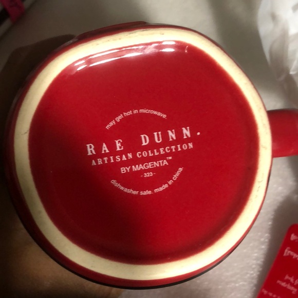 Rae Dunn Santa Mug Holiday Red Ceramic Cup Decor Gift Christmas Gift Clause - Picture 2 of 10